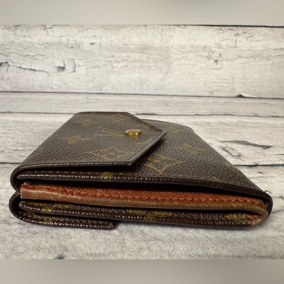 Louis Vuitton Portefeiulle Elise Trifold Wallet Monogram Canvas Leather - Picture 6 of 14